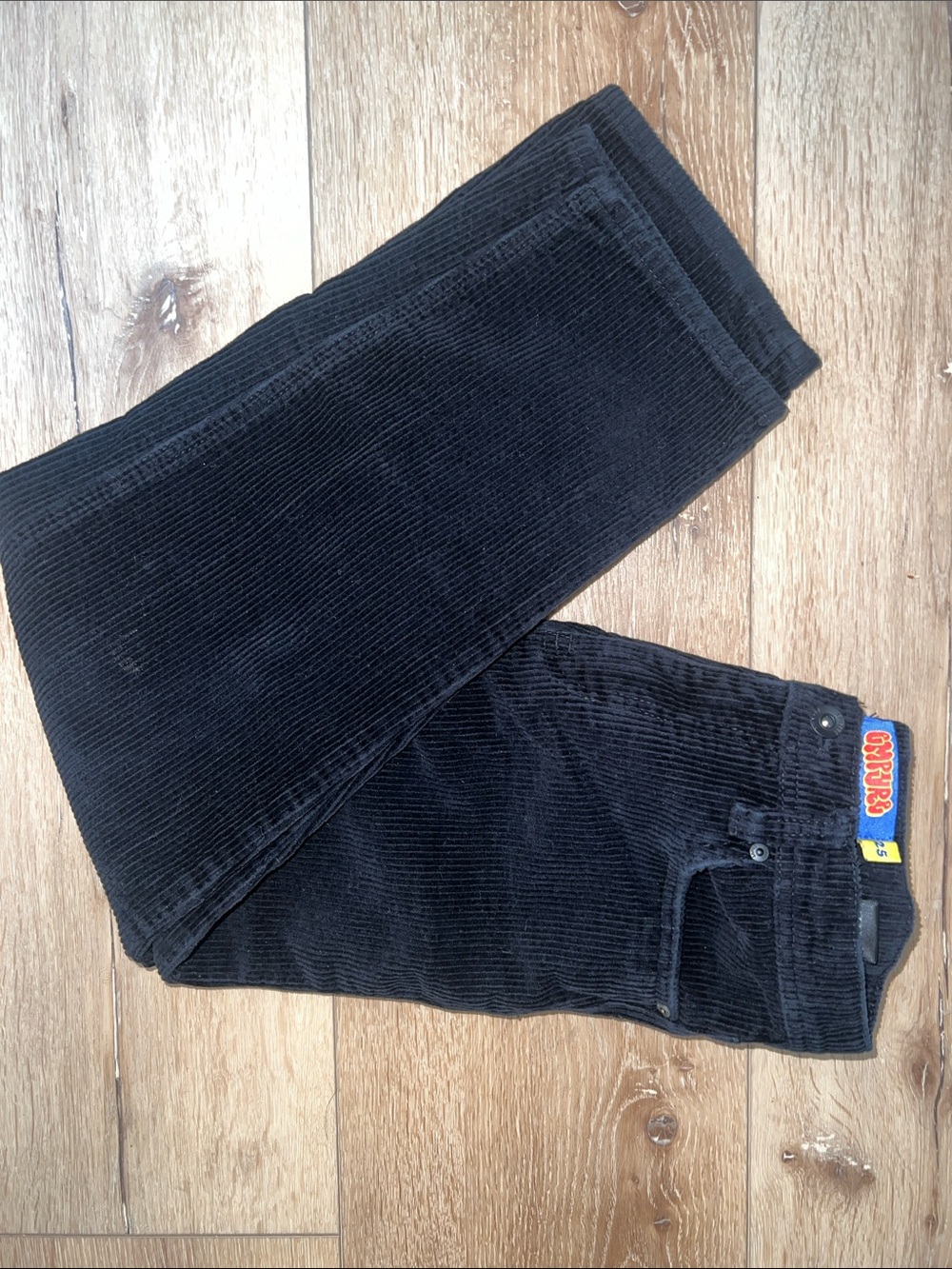 Empyre Loose Fit Corduroy Skate pants-Black